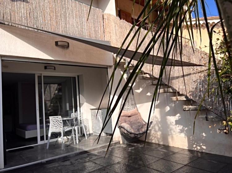 Plage A 400 M Studio Tout Confort Terrasse Clim Parking Hyères Dış mekan fotoğraf